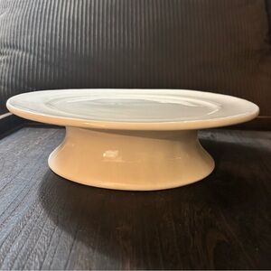 Pottery Barn Studio by Barbara Eigen White Pedestal Cake Stand